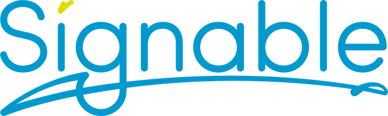 Signable logo